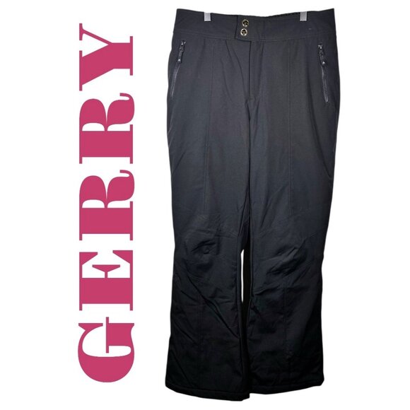 NWOT GERRY WOMEN’S SKI SNOWBOARD PANTS BLACK, SIZE MEDIUM - Picture 11 of 11